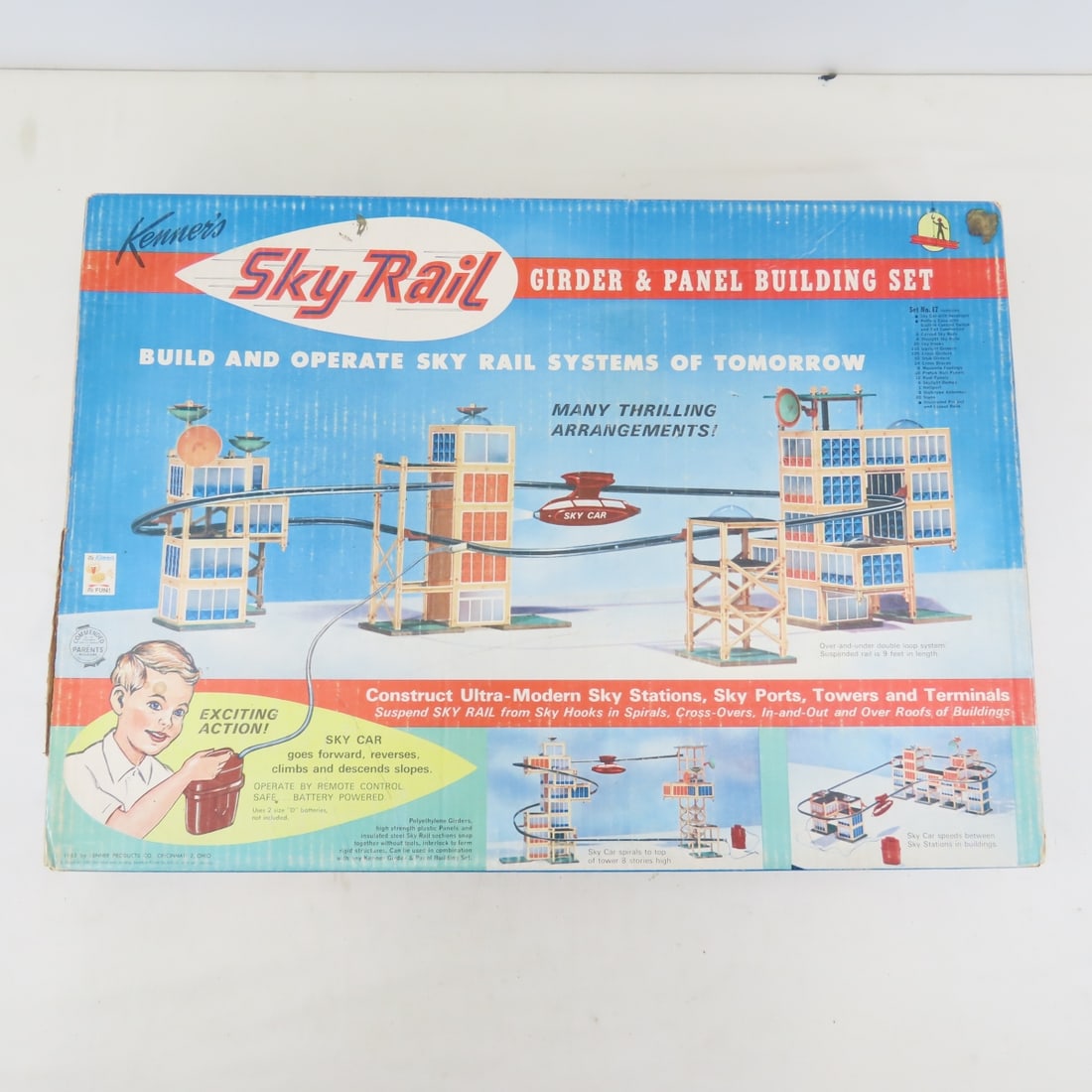 Vintage Kenner Sky Rail Girder & Panel Build Set - 13
