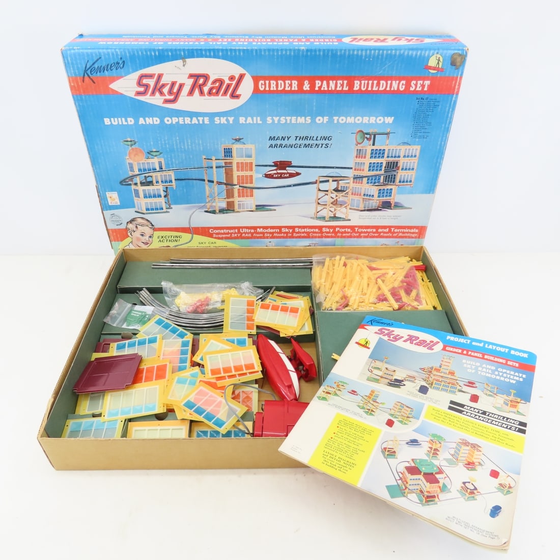 Vintage Kenner Sky Rail Girder & Panel Build Set (1 of 15)
