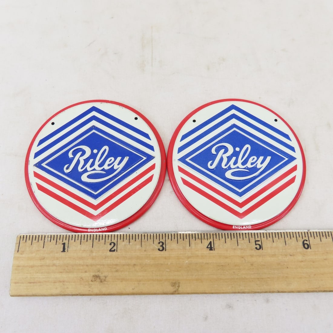 14 Vintage Wheaties Cereal Metal Car Emblems - 4