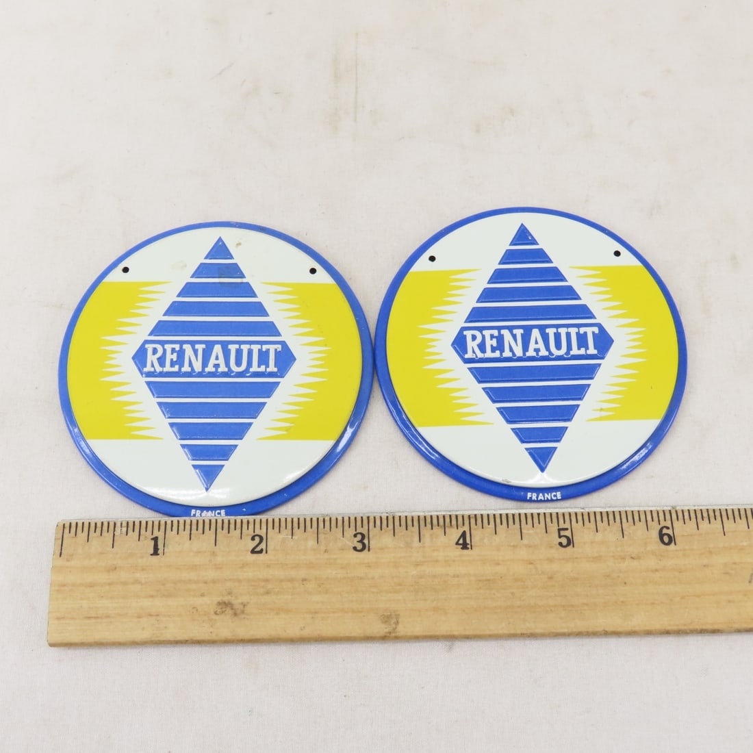 14 Vintage Wheaties Cereal Metal Car Emblems - 8