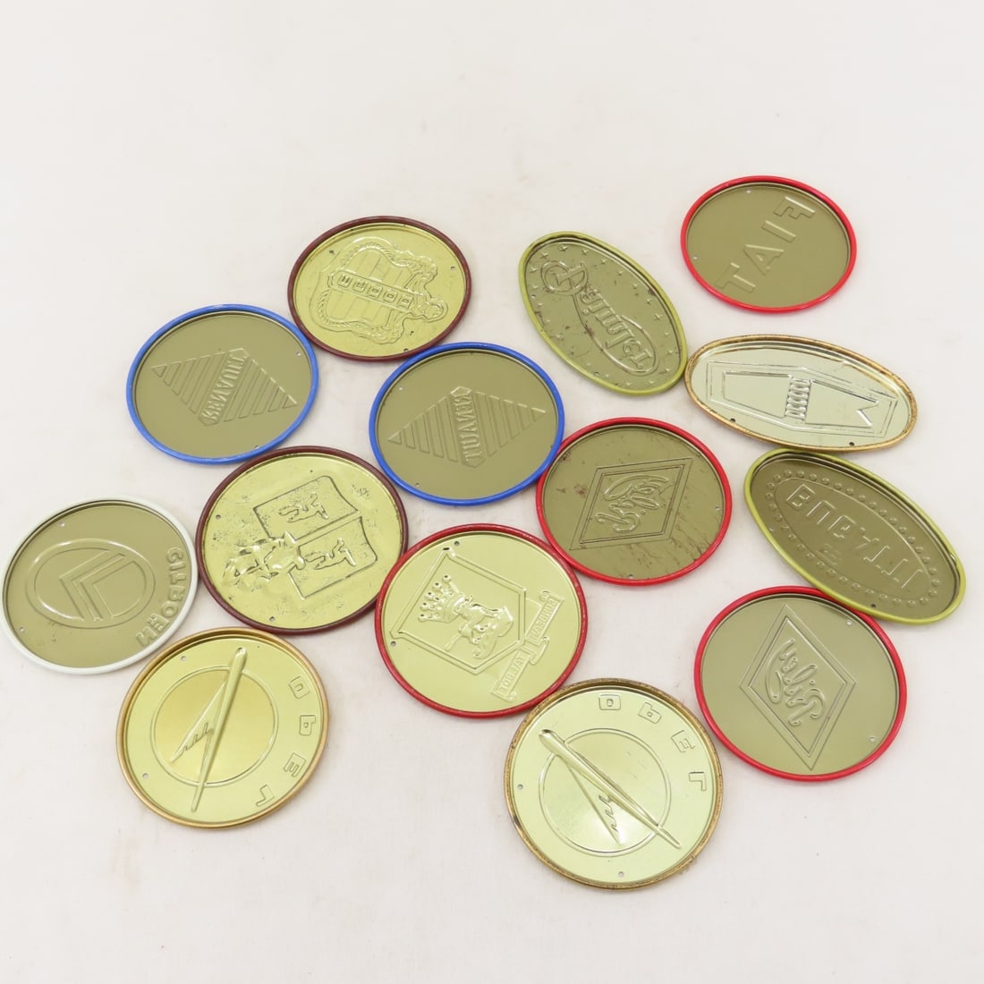 14 Vintage Wheaties Cereal Metal Car Emblems - 9
