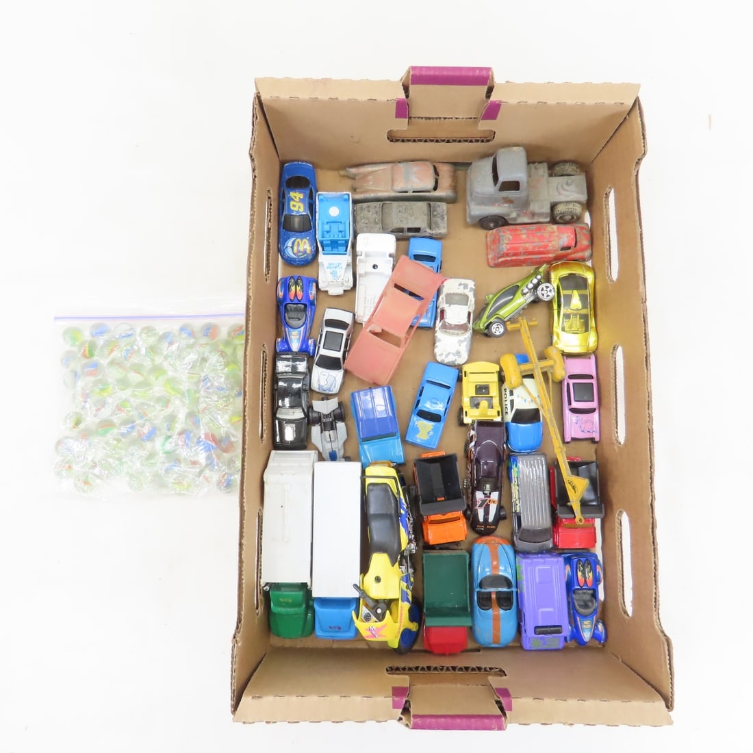 Collection of Diecast Cars, Trucks Modern Marbles (1 of 7)