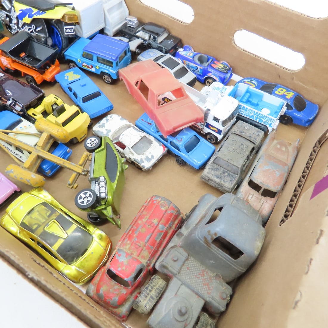 Collection of Diecast Cars, Trucks Modern Marbles - 5