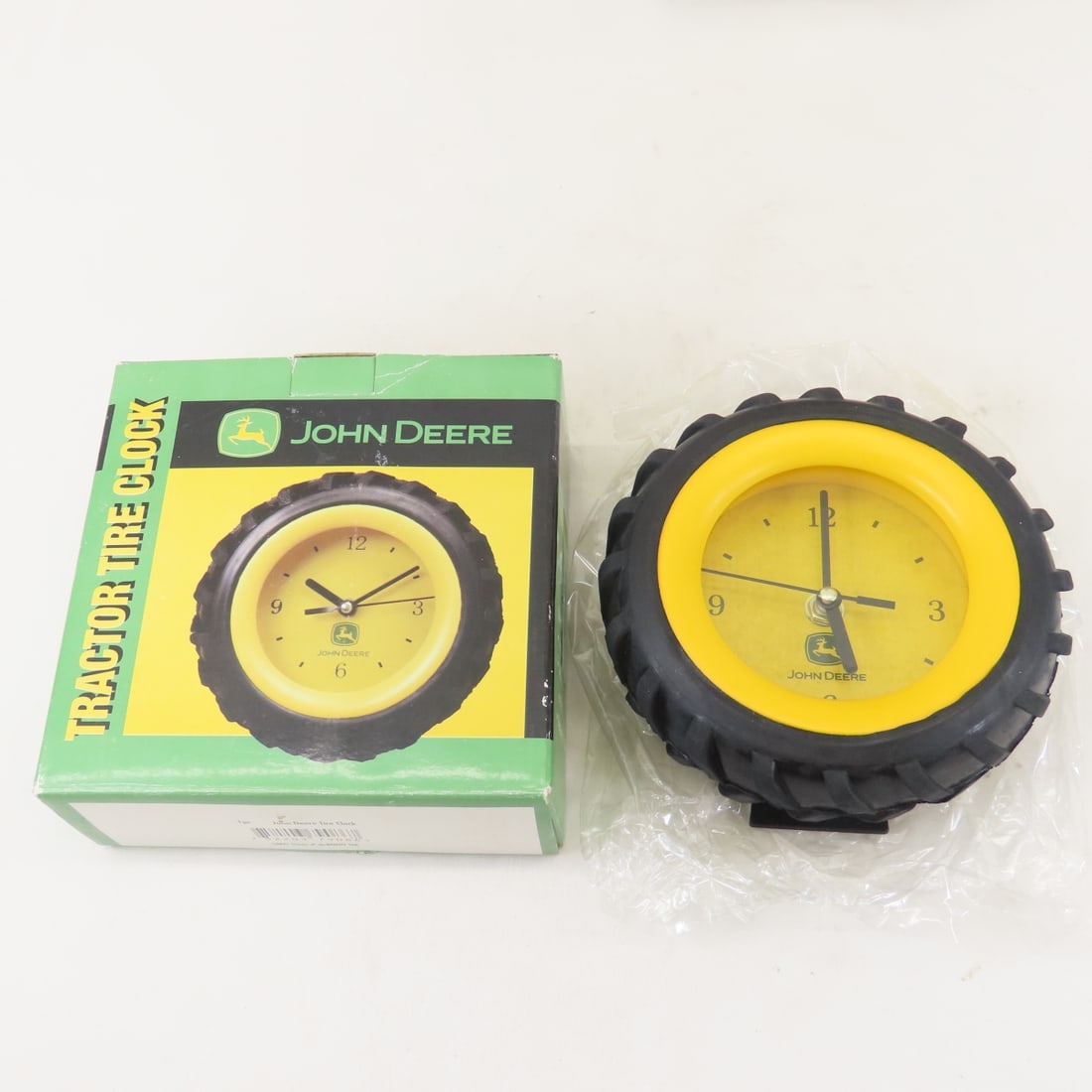John Deere Thermometers & Tractor Tire Clock - 3