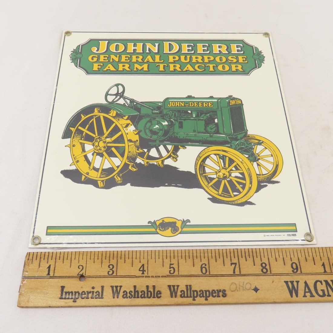 John Deere Modern Metal Signs & Framed 520 Photo - 11