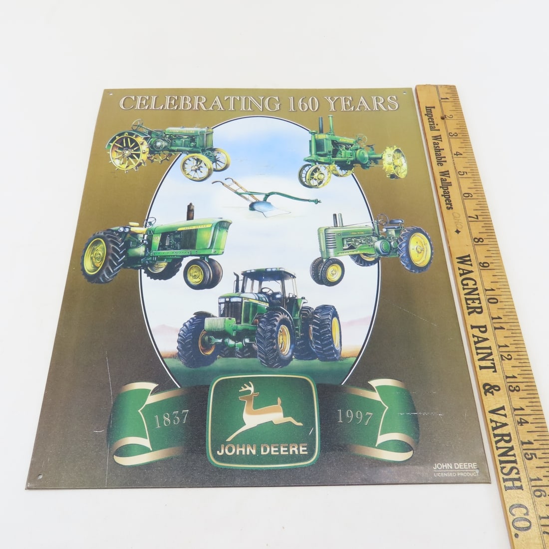 John Deere Modern Metal Signs & Framed 520 Photo - 2