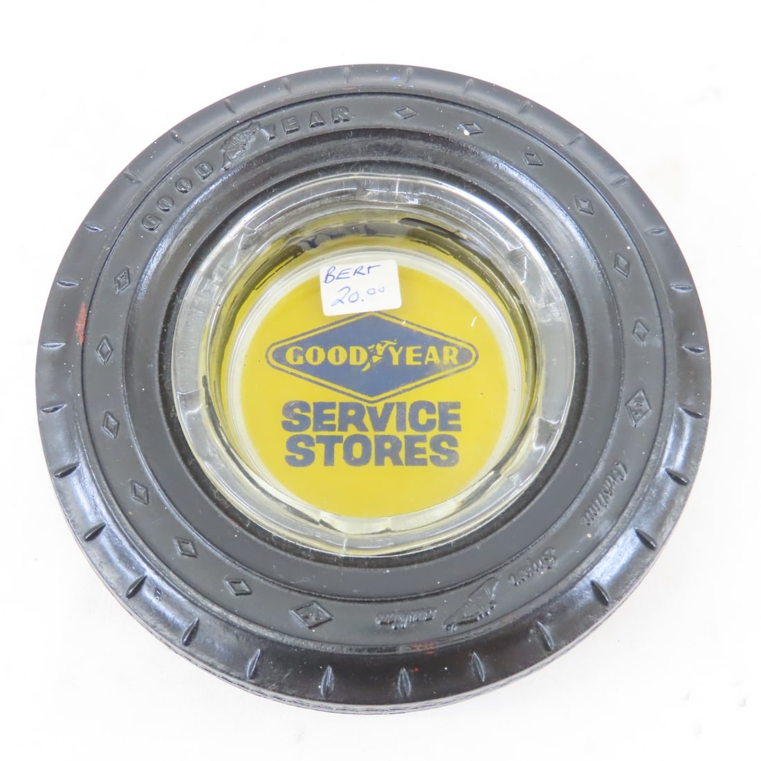 7 Vintage Goodyear & Other Tire Ashtrays, Goodrich - 6