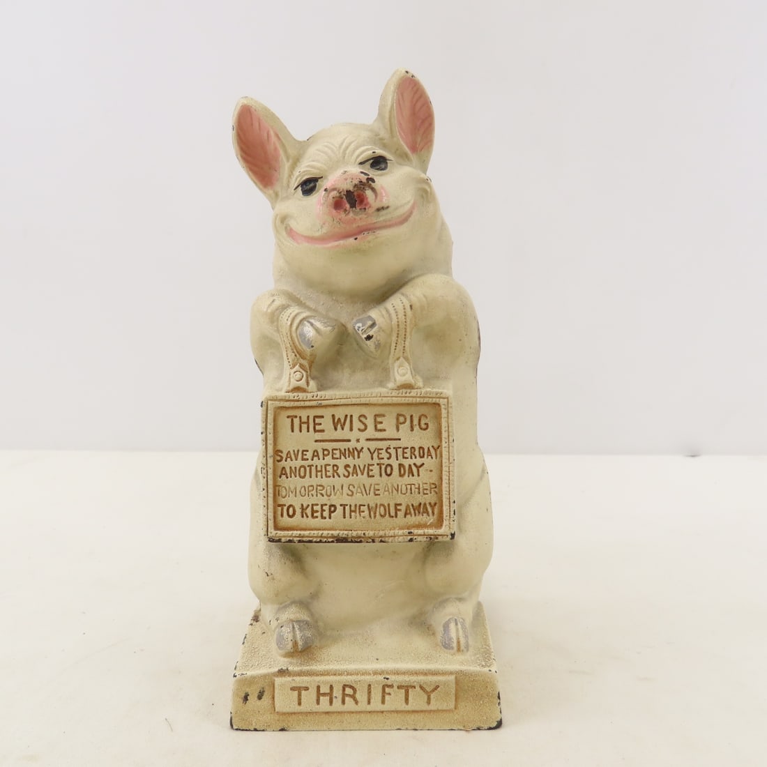 Antique JMR & AC Williams Cast Iron Pig Banks - 2