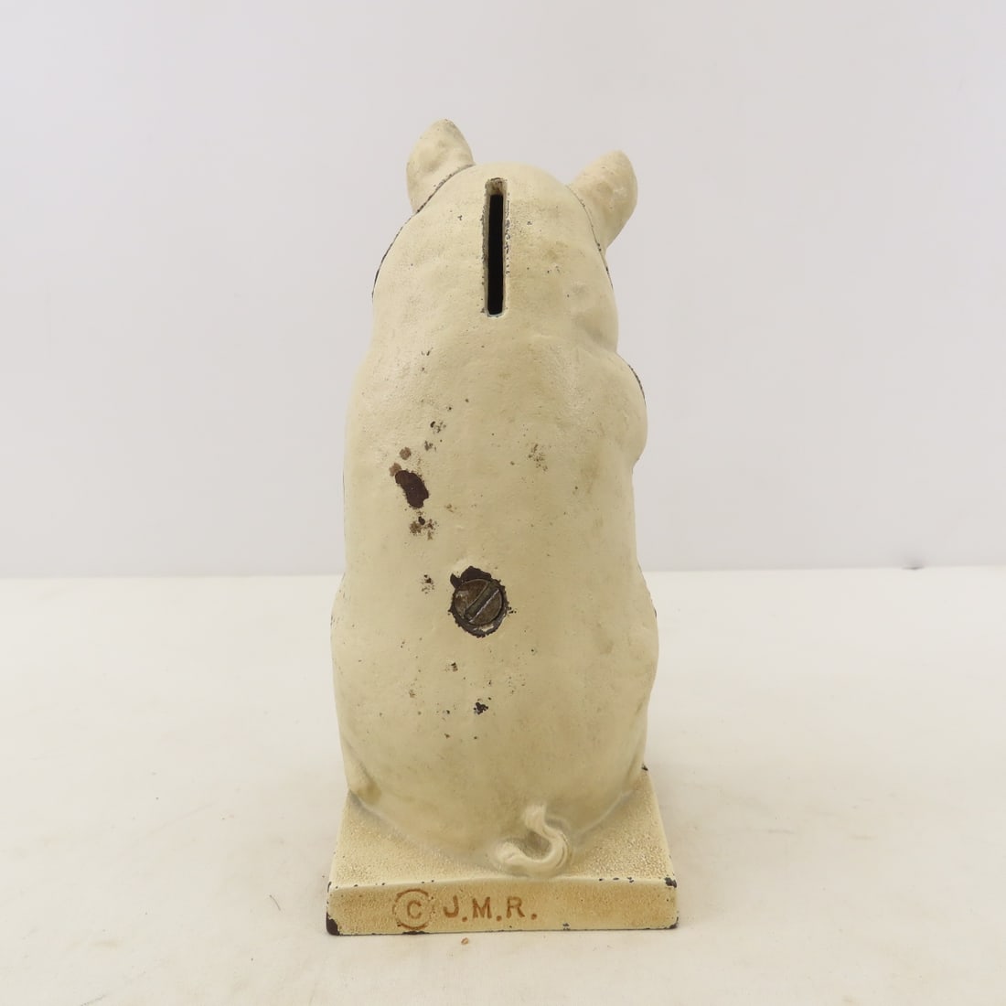 Antique JMR & AC Williams Cast Iron Pig Banks - 4