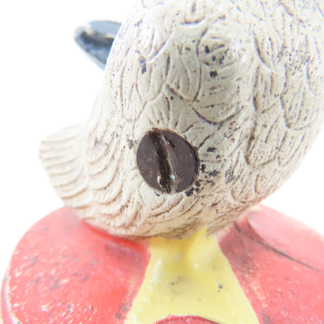 Antique Hubley Cast Iron "Rainy Day" Duck Bank - 5