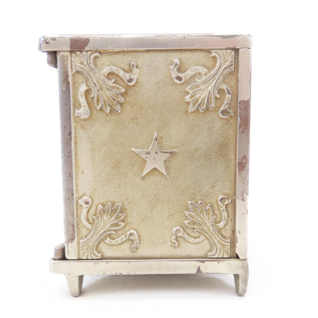 Vintage Metal Combination Safe Deposit Coin Bank - 2