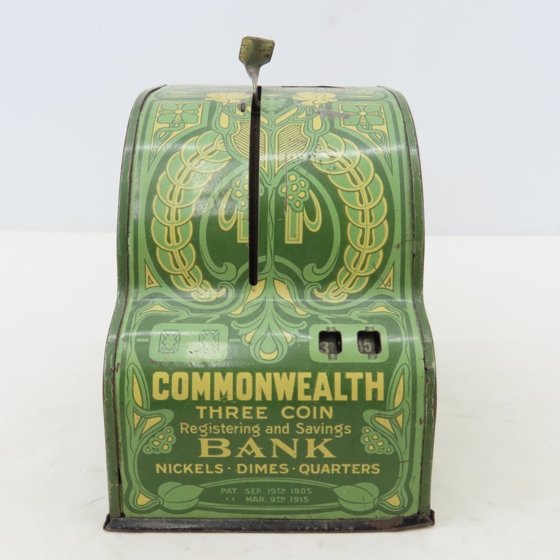 5 Vintage Metal Cash Register Coin Banks, MARX - 6
