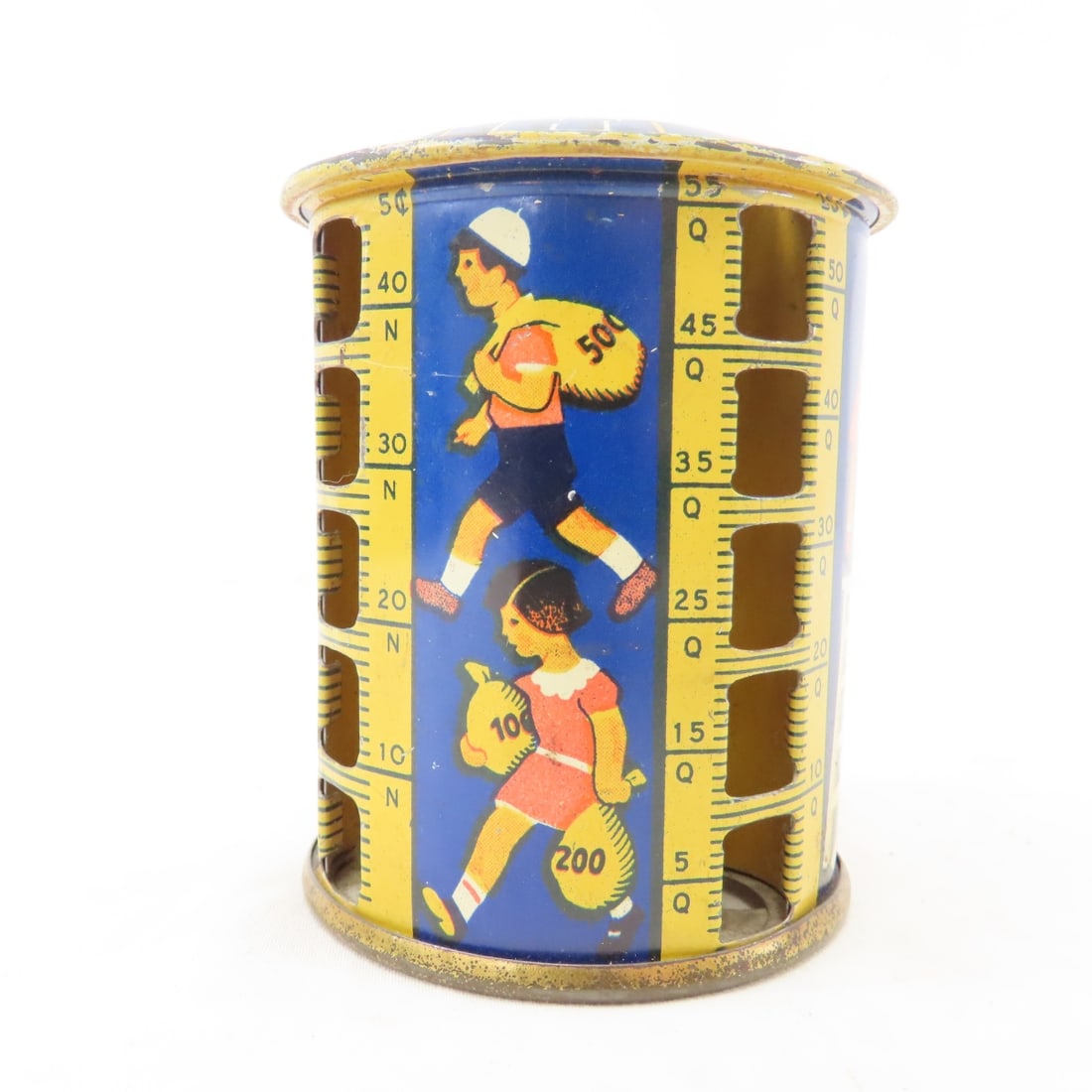 Antique Louis Kriegsfeld Tin Litho Coin Bank - 4