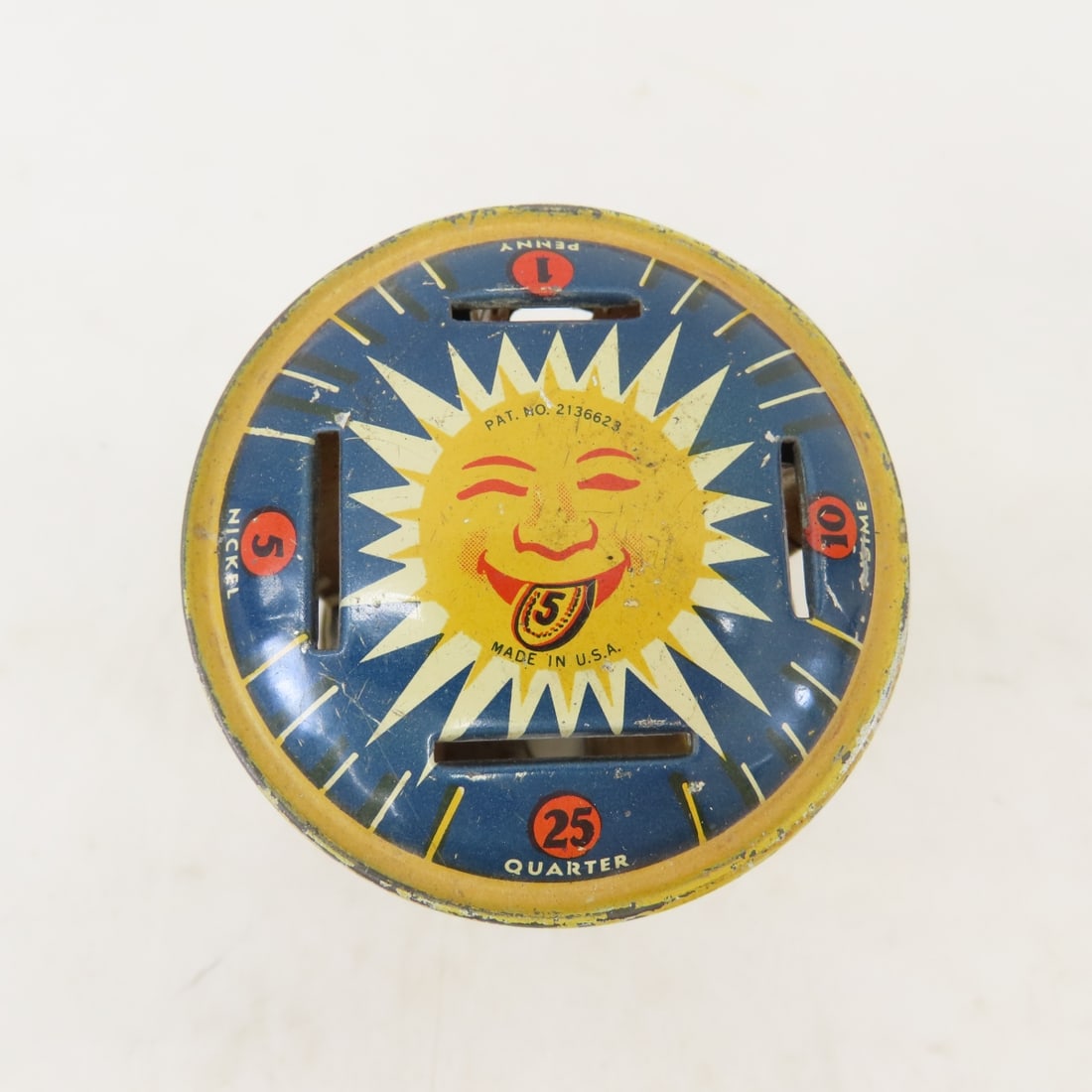 Antique Louis Kriegsfeld Tin Litho Coin Bank - 5