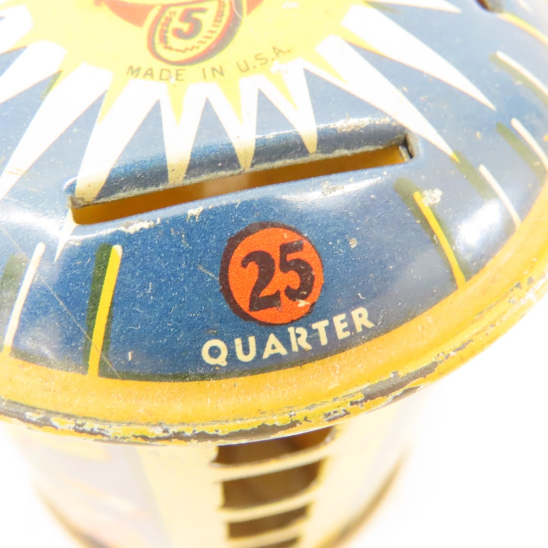 Antique Louis Kriegsfeld Tin Litho Coin Bank - 7