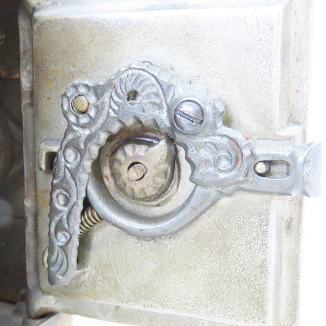 Antique Metal J&E Combination Safe Coin Bank - 10