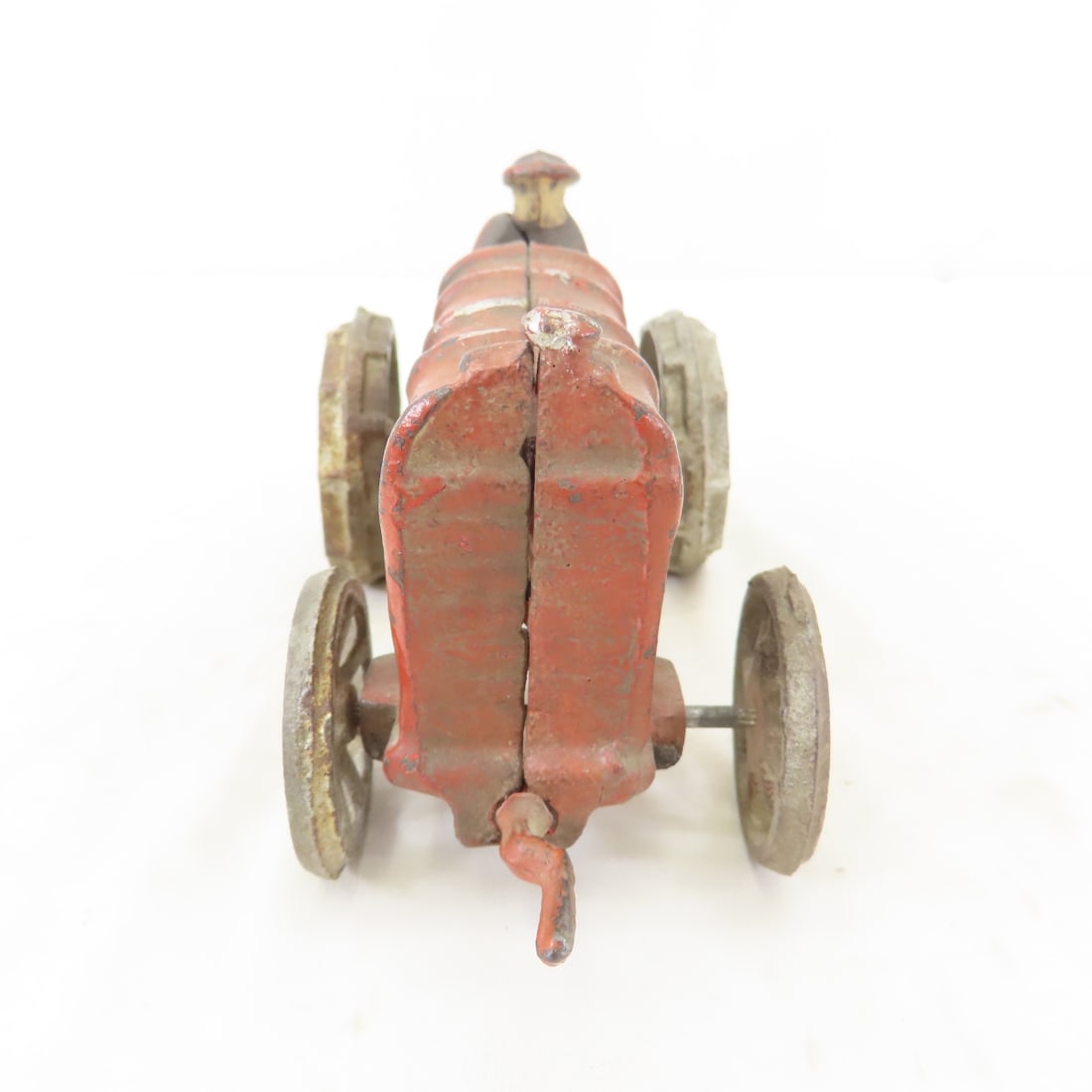 Antique Arcade Cast Iron Fordson Tractor & Driver - 8