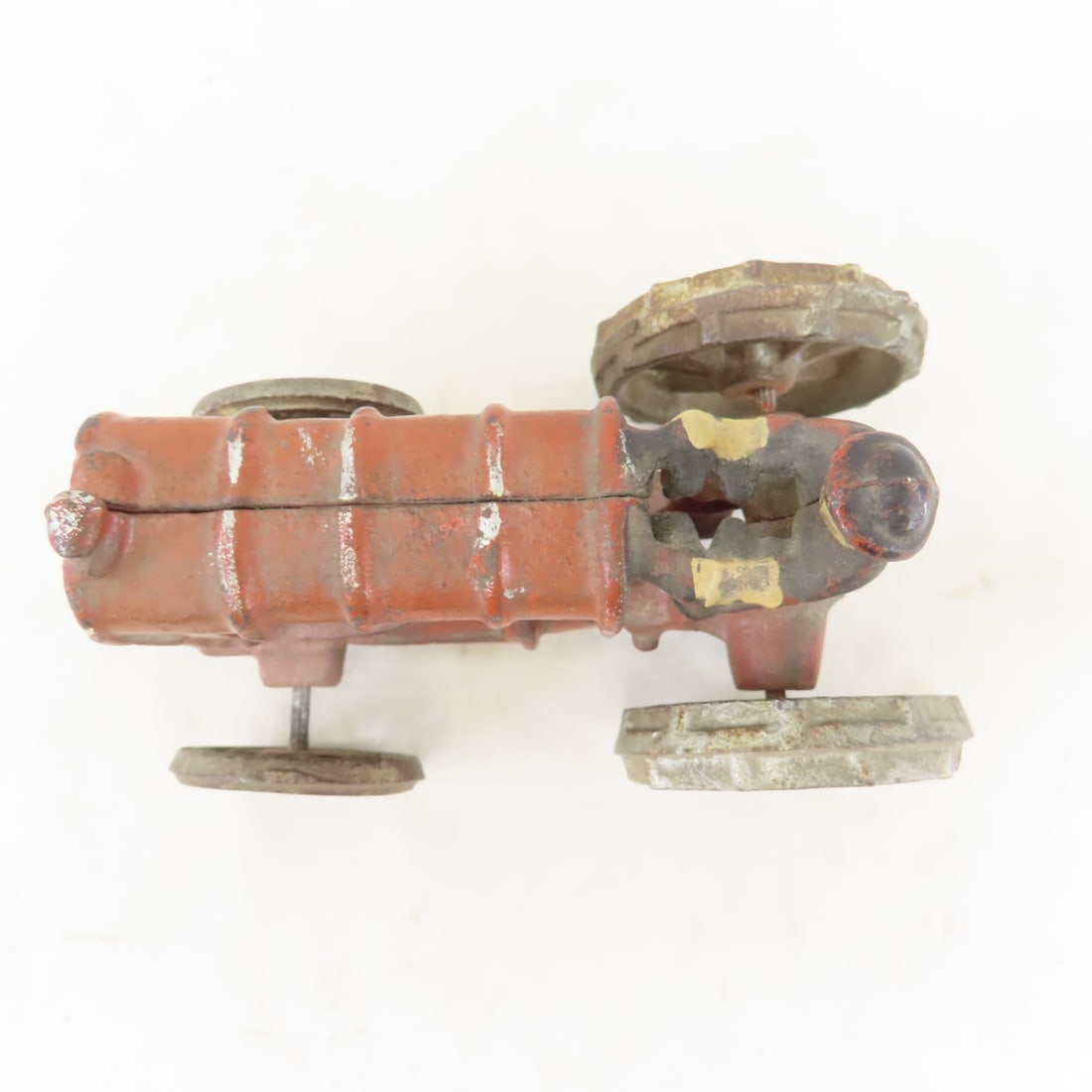 Antique Arcade Cast Iron Fordson Tractor & Driver - 9
