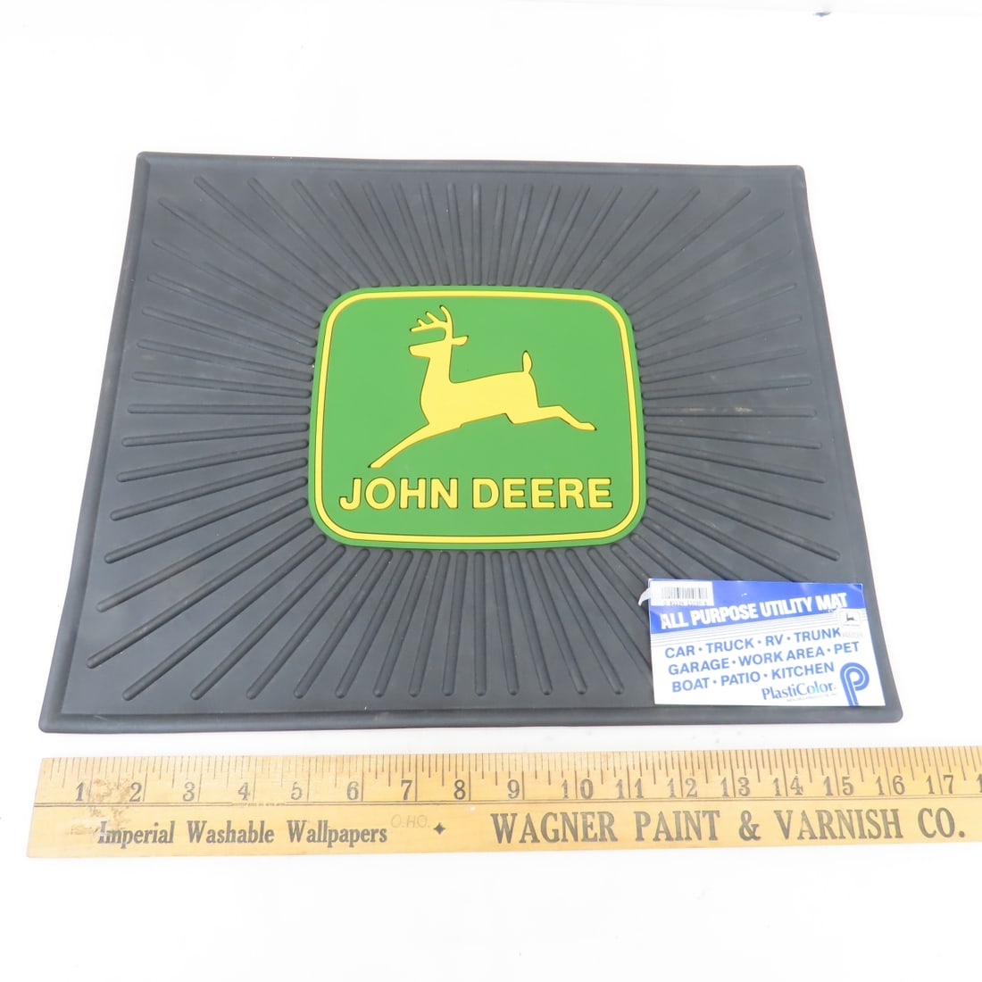 John Deere Utility Mat, Night Light & Bookends - 2