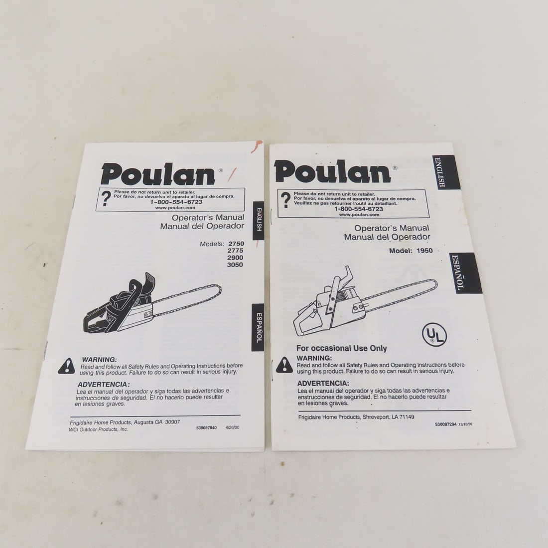 Stihl, Poulan Chainsaw & Other Tool Manuals - 5