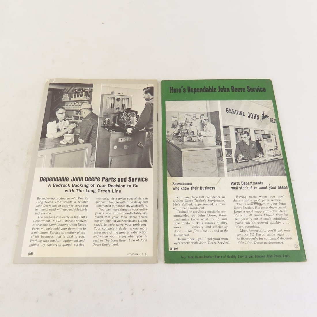 Vintage John Deere Farm Implement Manuals - 7