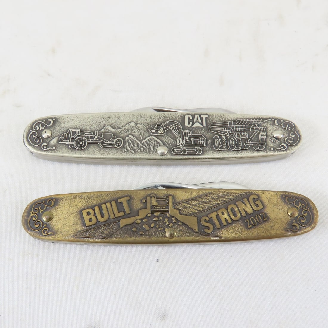 2 Kutmaster Caterpillar, CAT Folding Pocket Knives - 4