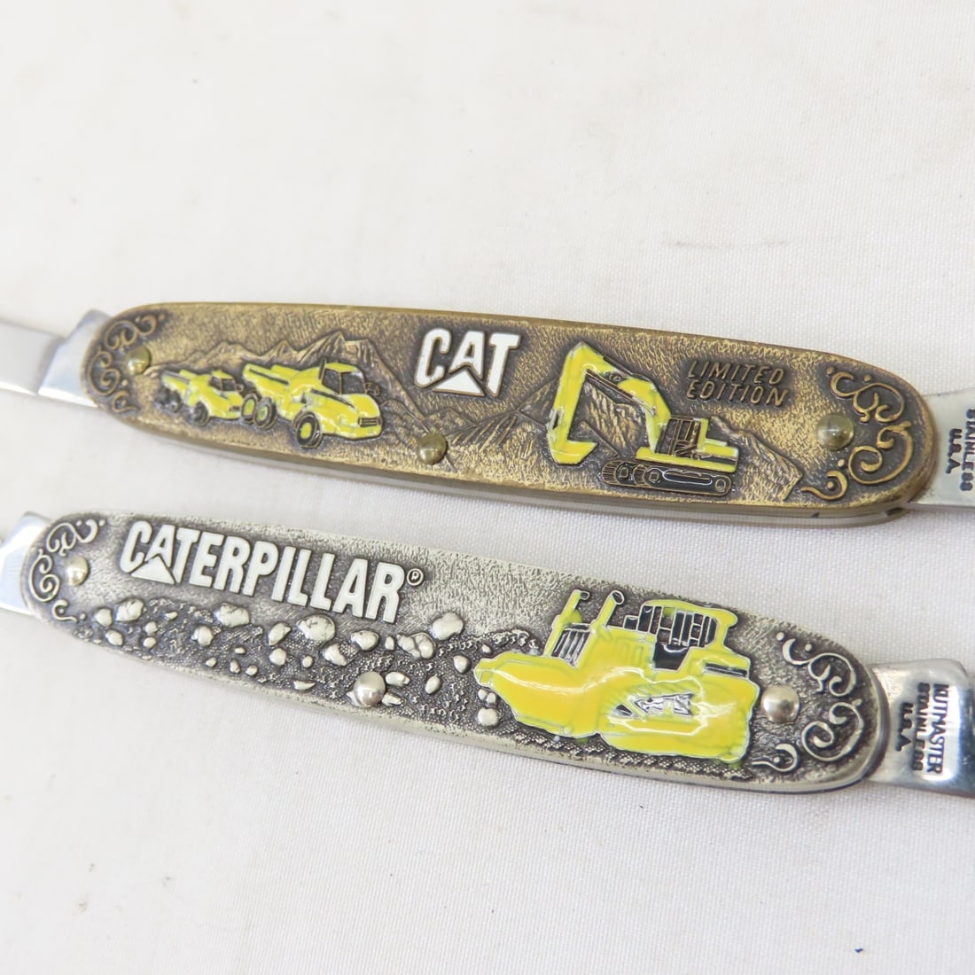 2 Kutmaster Caterpillar, CAT Folding Pocket Knives - 6