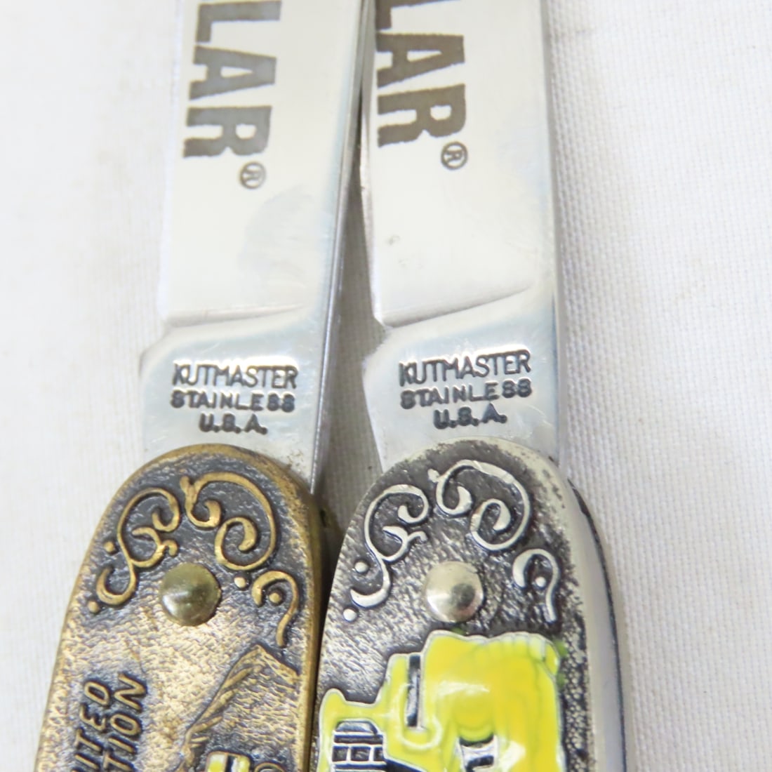 2 Kutmaster Caterpillar, CAT Folding Pocket Knives - 7