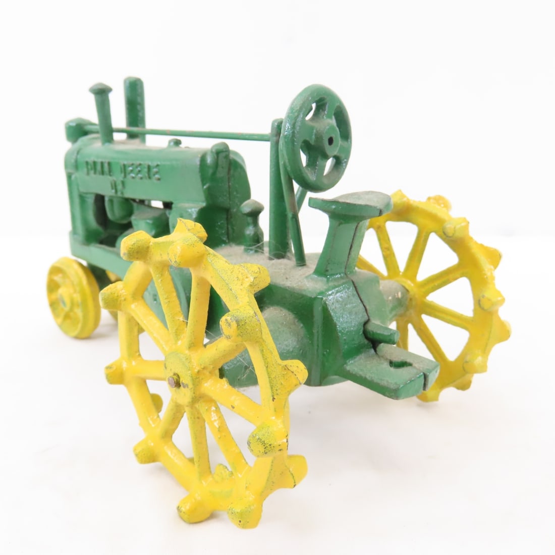 3 John Deere & McCormick Tractors, 2 Cast Iron - 4