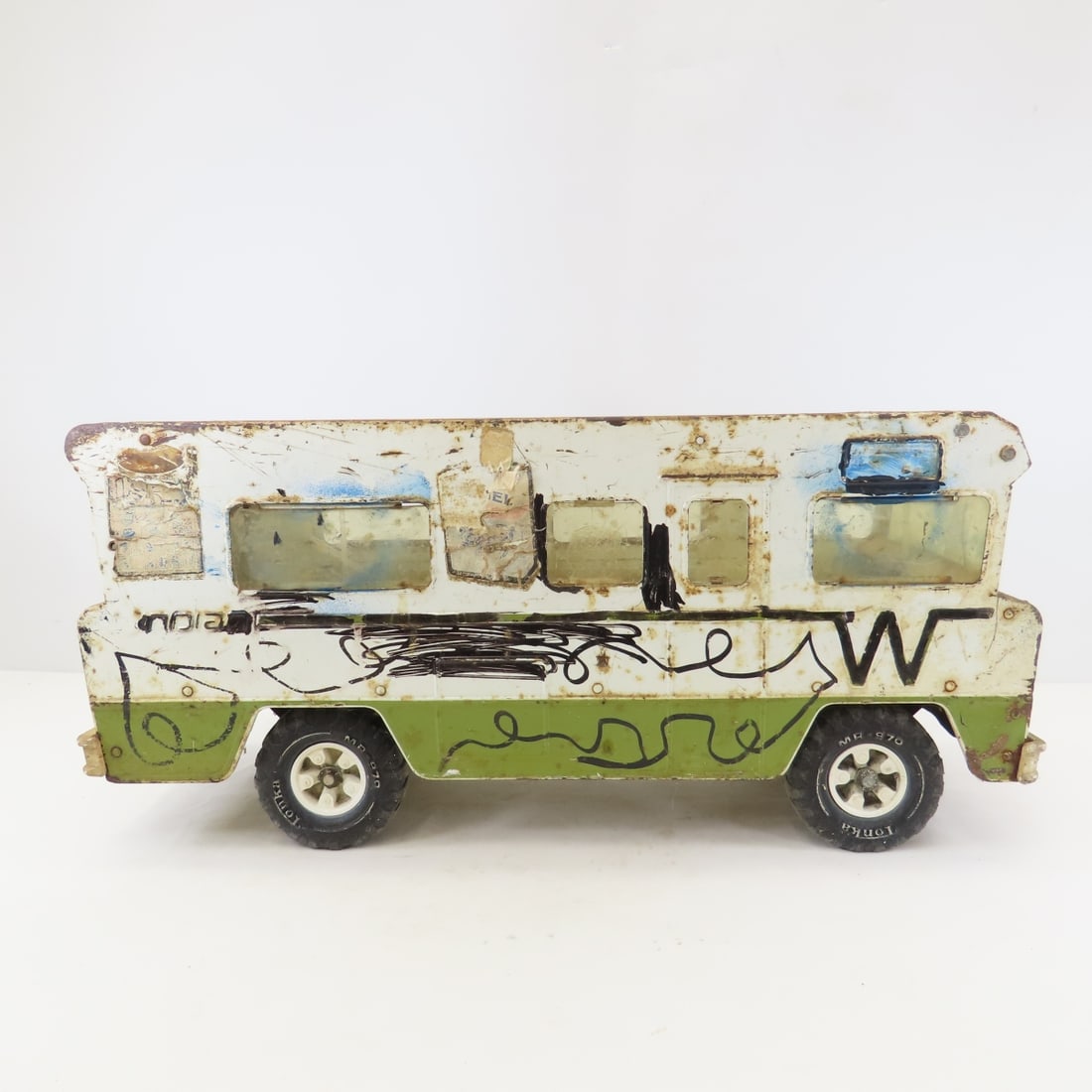 2 Vintage Tonka Winnebago Indian RV, Parts Restore - 7