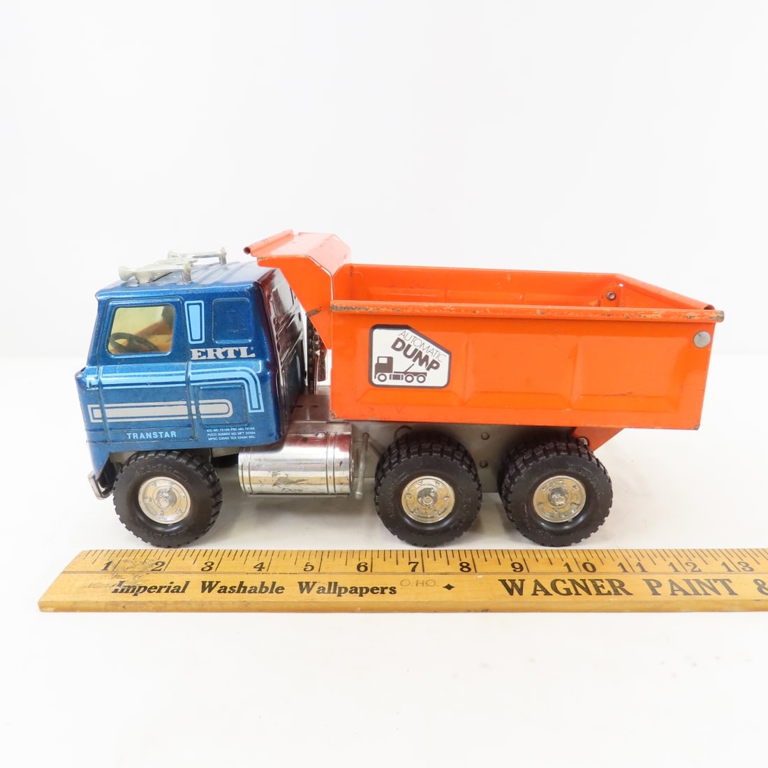 Vintage ERTL Pressed Steel Transtar Dump Truck - 2