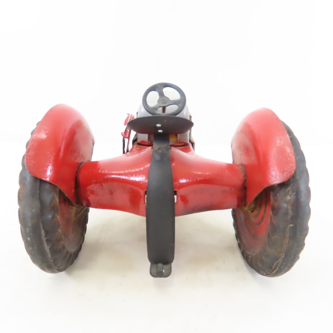 Vintage Pressed Steel/Tin Litho Toy Tractor - 4