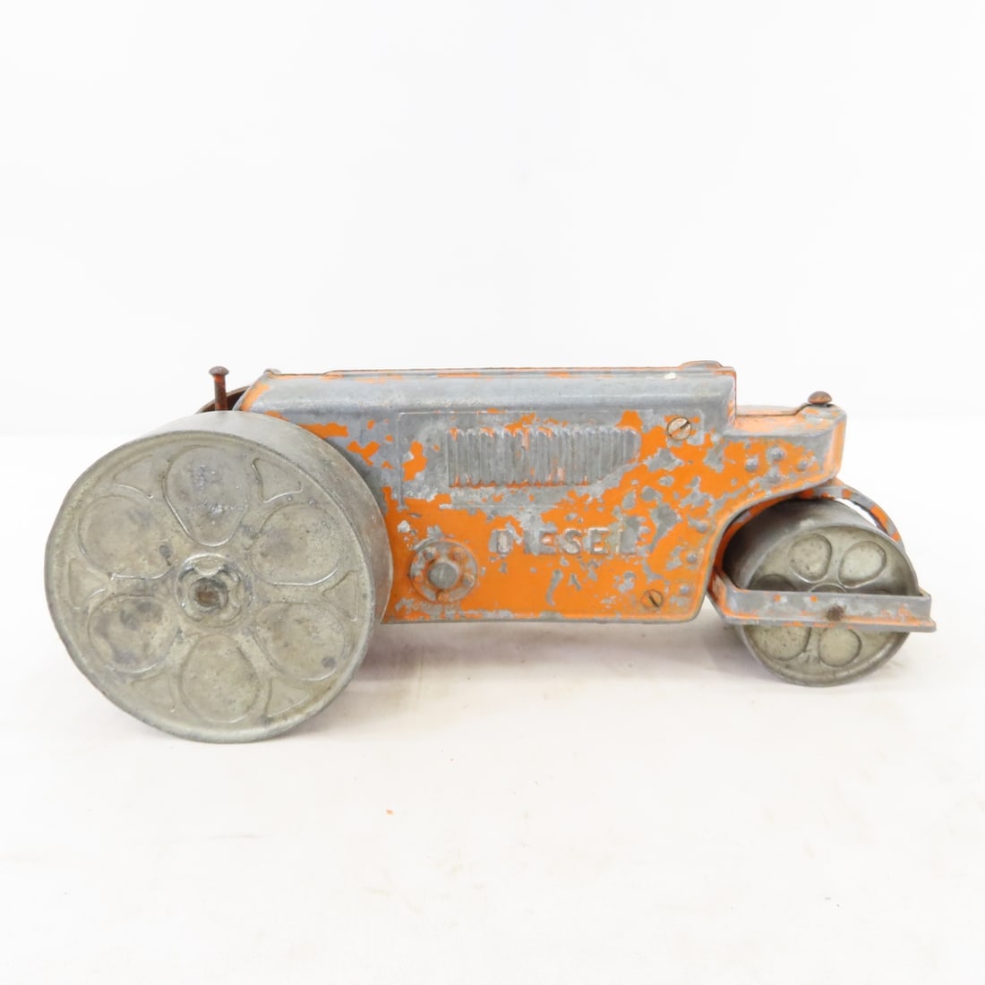 Hubley Road Roller, Tin Space Patrol, Rubber Truck - 7