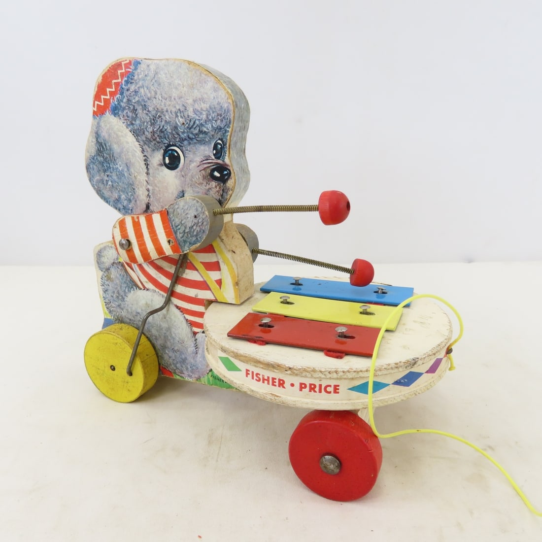 Vintage Fisher Price Pull Toys, Music Boxes, Book - 12