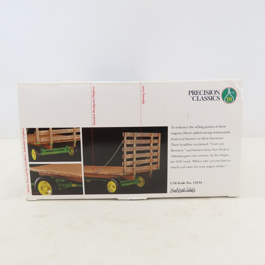 ERTL Precision 1:16 John Deere Hay Wagon - 19