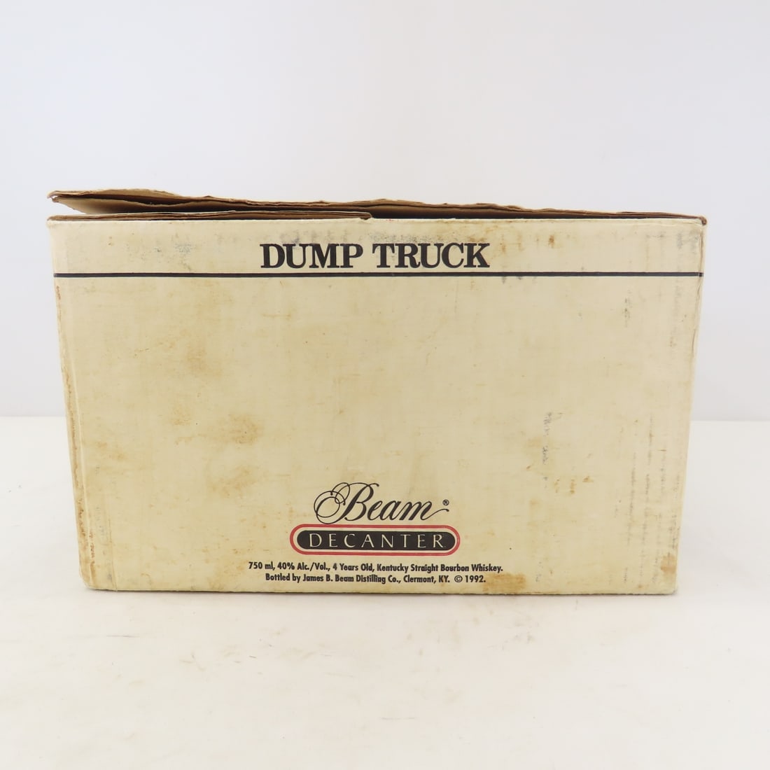 Jim Beam Sand & Gravel Dump Truck Decanter - 18
