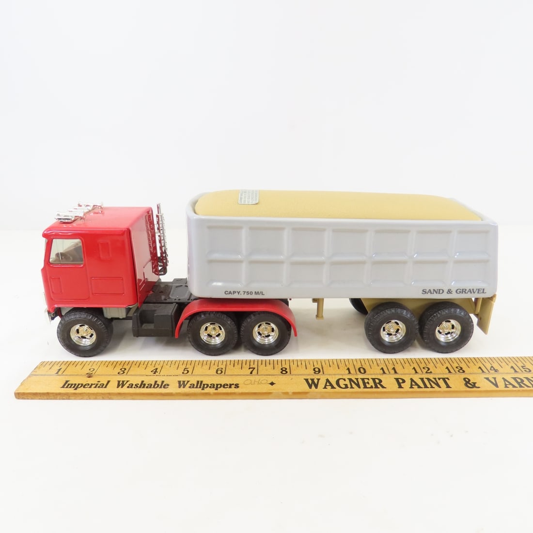 Jim Beam Sand & Gravel Dump Truck Decanter - 3