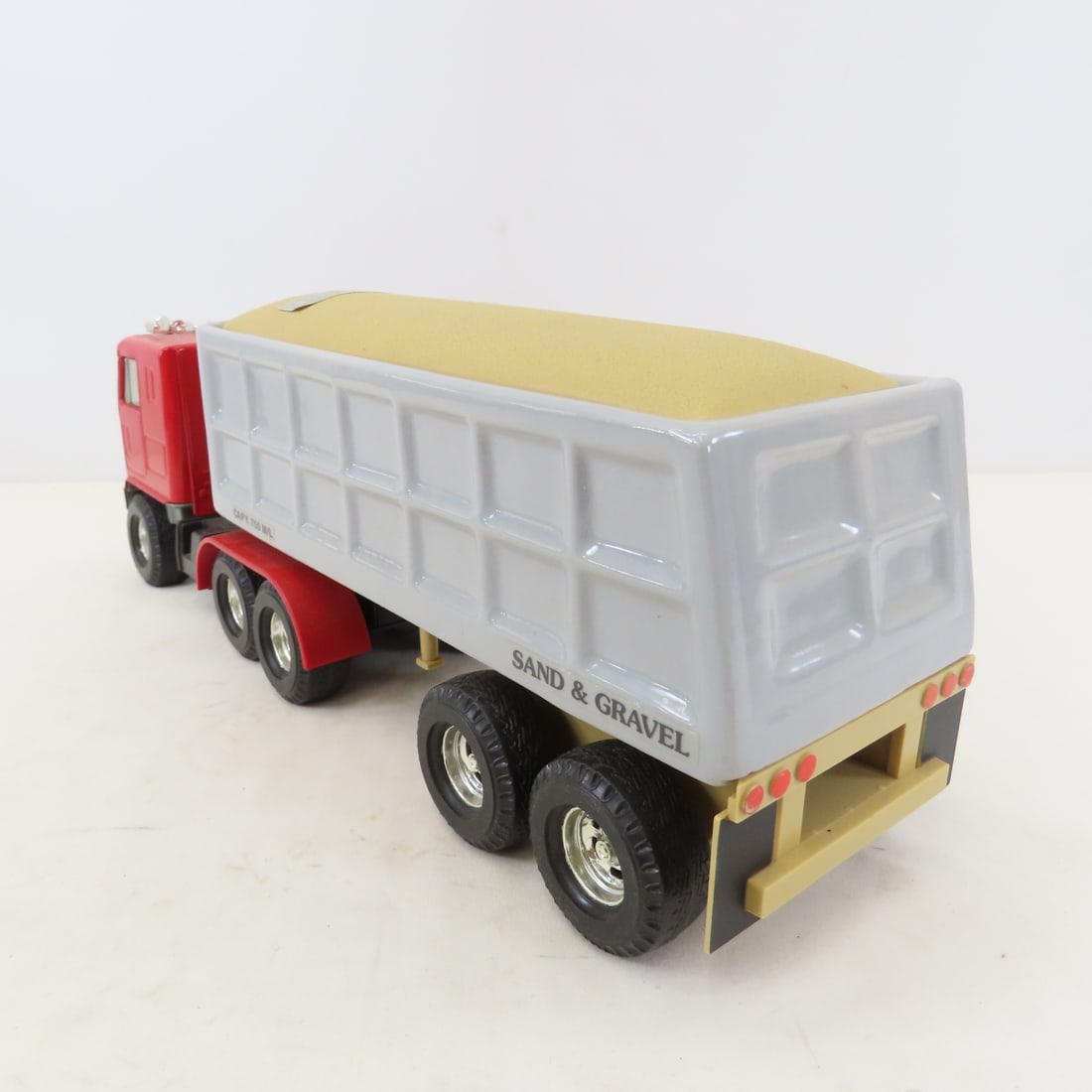Jim Beam Sand & Gravel Dump Truck Decanter - 4