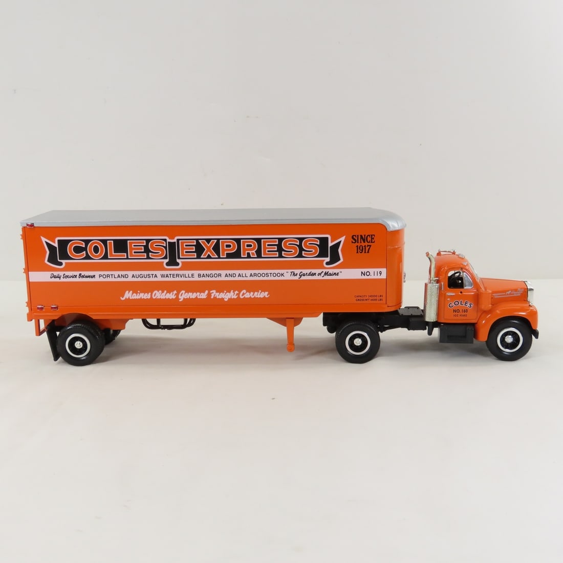 1st Gear 1:34 Coles Exp Mack B-61 Tractor Trailer - 6
