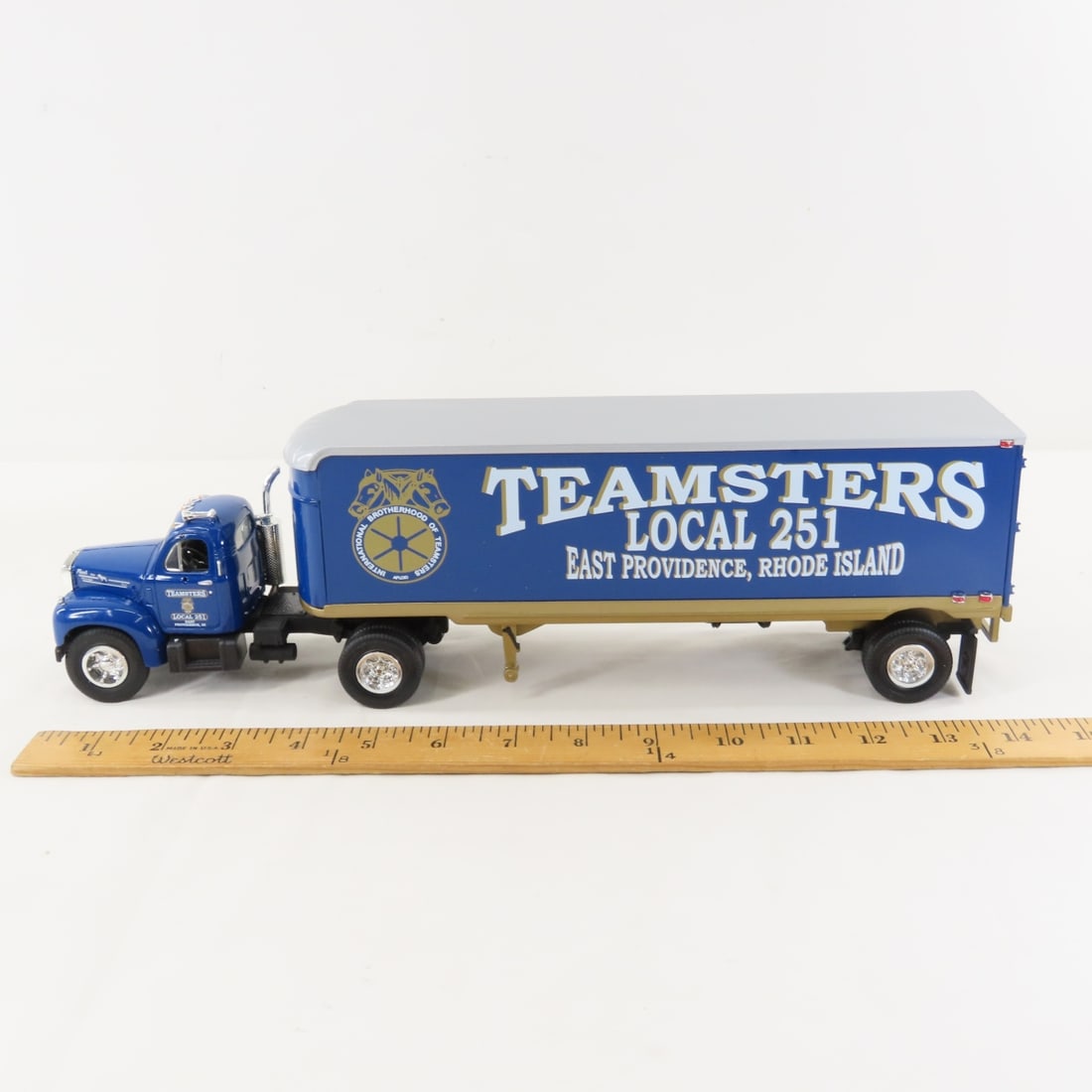 1st Gear 1:34 Teamsters Mack B-61 Tractor Trailer - 2