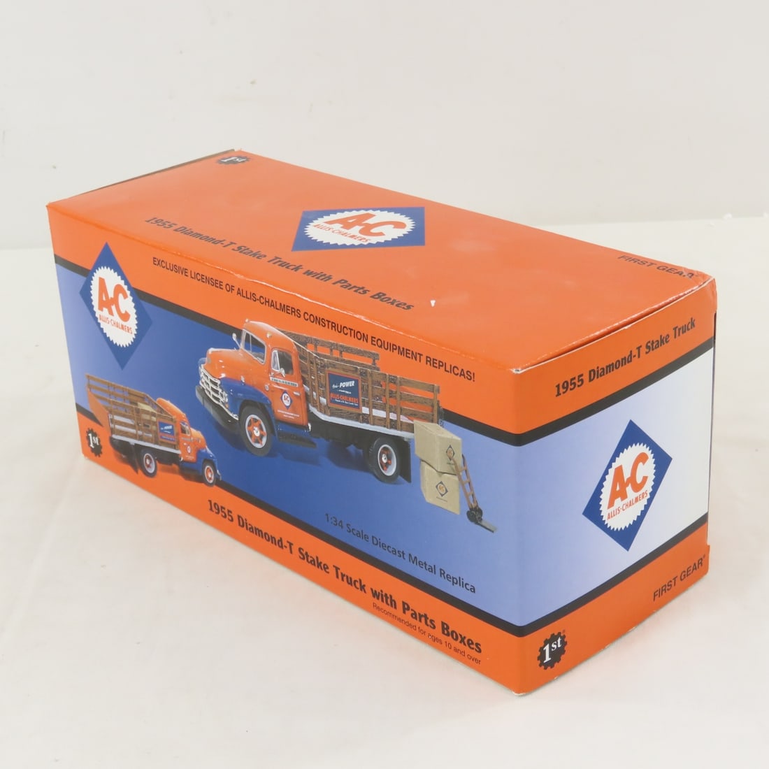 1st Gear 1955 AC Diamond-T Stake Truck w/Boxes - 14