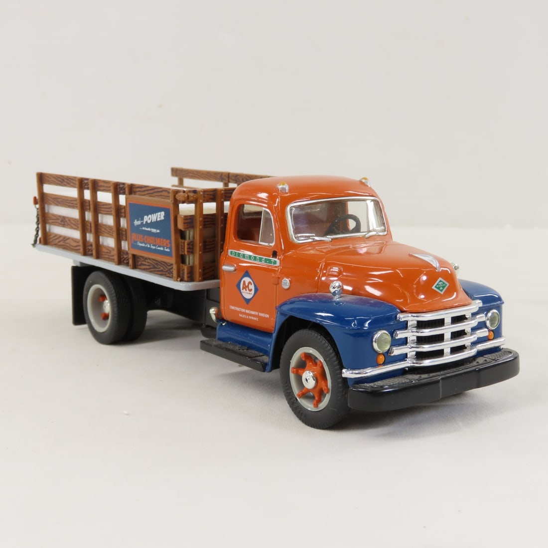 1st Gear 1955 AC Diamond-T Stake Truck w/Boxes - 7