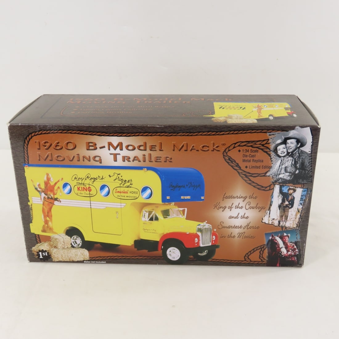 1st Gear 1:34 Roy Rogers 1960 Mack Moving Trailer - 6