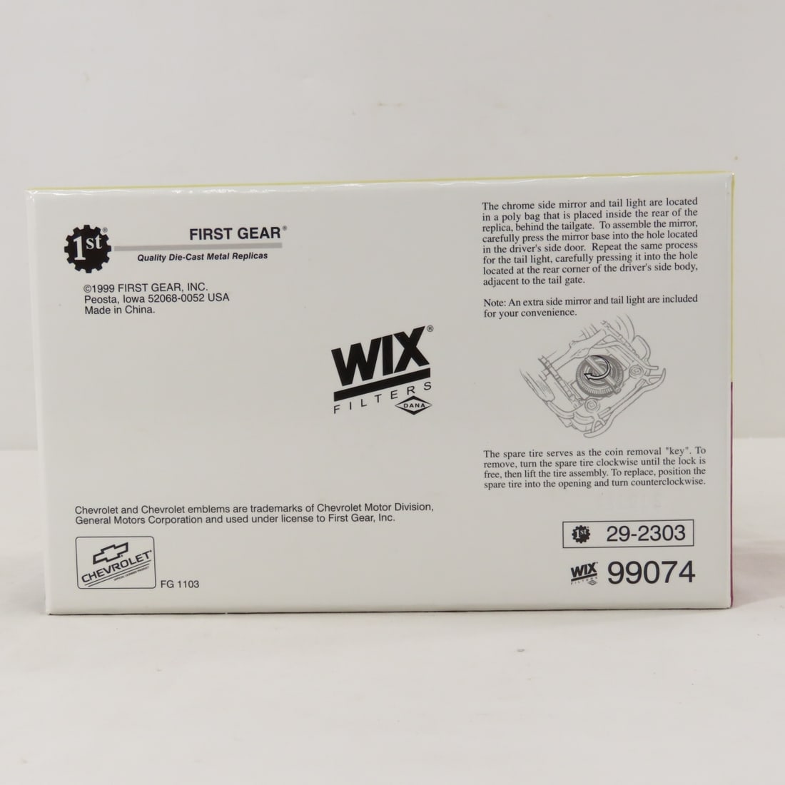 1st Gear 1:34 Wix 1939 Chevy Panel Truck Bank - 17