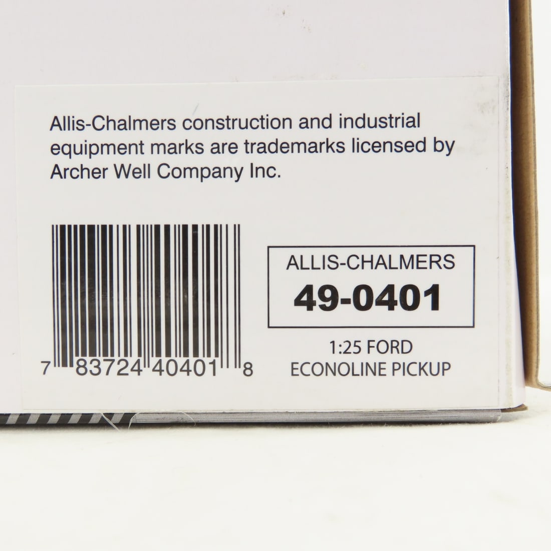 1st Gear 1:25 Ford Econoline Allis-Chalmers Pickup - 9
