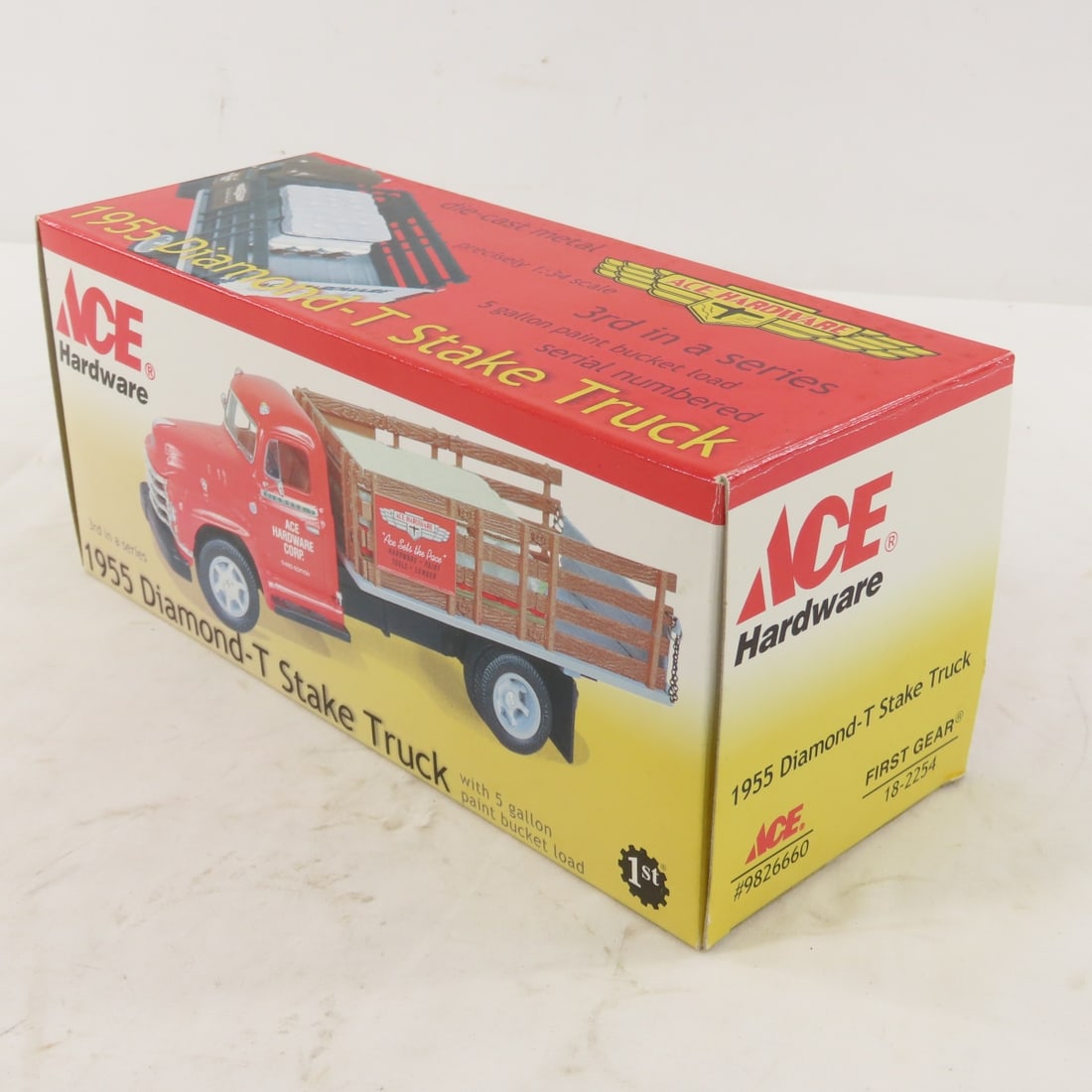 1st Gear Ace Hardware 1955 Diamond-T Stake Truck - 14