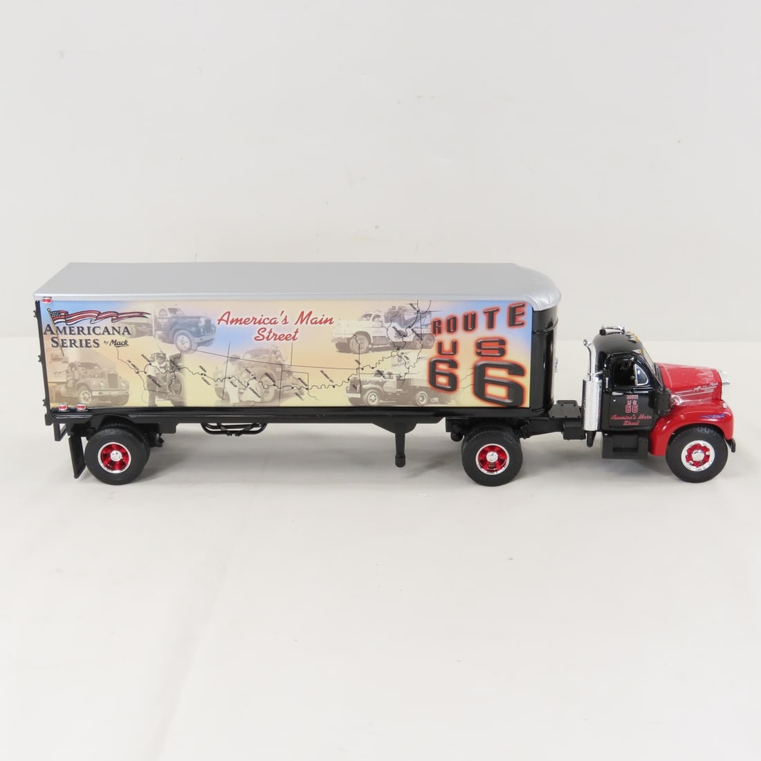1st Gear 1960 Mack, Route 66 B-61 Tractor Trailer - 6