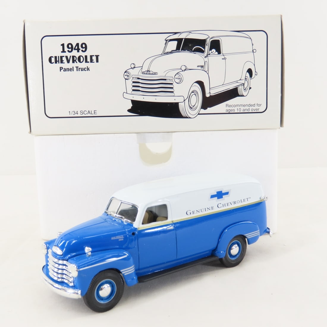 1st Gear 1:34 1949 Genuine Chevrolet Panel Truck: 1st Gear 1:34 1949 Genuine Chevrolet Panel Truck - Diecast Metal 10-1328 Peachstate Motorsports. LOT SIZE: 8x4x4" 1 LB All information and photos, which are part of the description, are intended to be
