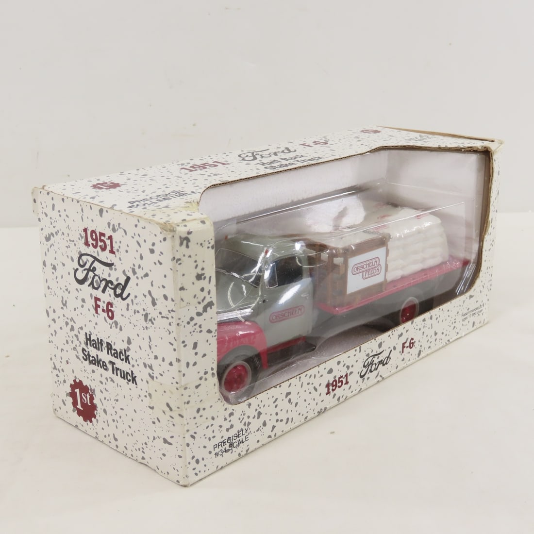 1st Gear 1:34 Orsheln Feeds Ford F6 Stake Truck - 2