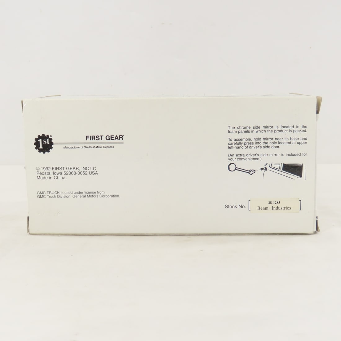 1st Gear 1:34 Beam Ind. GMC 1952 Dry Goods Van - 16
